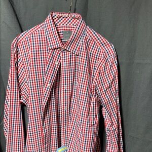 GAP Red and Blue Checkered Button Down Shirt